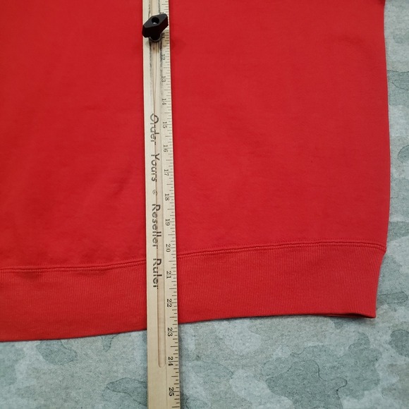 Vintage Target Sweatshirt Men Medium Red Russell Pullover Crew Neck 90s Employee - Picture 10 of 11